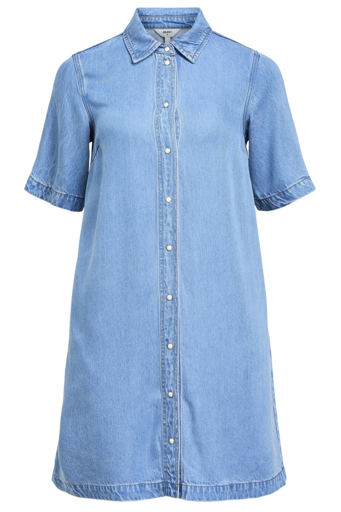 OBJFRAME 2/4 RE DENIM DRESS NOOS 23045685 LIGHT BLUE DENIM